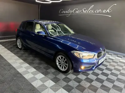 Used BMW 116 Comfort Edition 116 HP (85 kW) 2017 Blue Hatchback