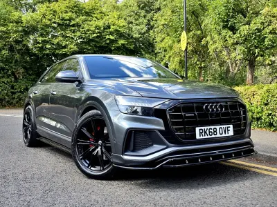 Used Audi Q8 S-Line 281 HP (206 kW) 2018 Grey SUV