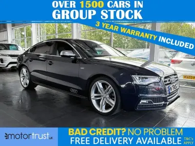 Used Audi S5 Sportback Design 333 HP (244 kW) 2014 Blue Hatchback