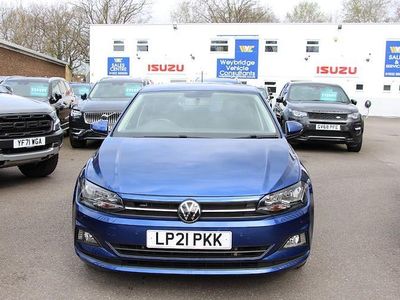 Used VW Polo Match 95 HP (69 kW) 2021 Blue Hatchback