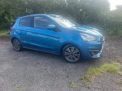 Used Mitsubishi Mirage 78 HP (57 kW) 2018 Blue Hatchback