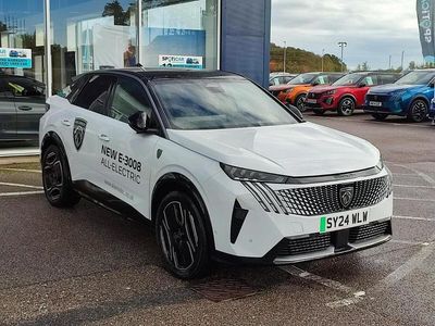 Used Peugeot e-3008 GT 152 kW (207 HP) 2024 White SUV