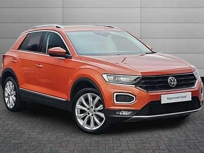 Used VW T-Roc SEL 150 HP (110 kW) 2020 Orange SUV