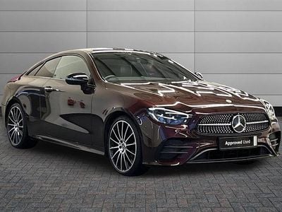 Red Used 2022 Mercedes E220 AMG line Coupe | £31,993 (Expensive)