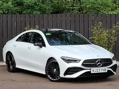 Used Mercedes CLA180 AMG Line Premium Plus 136 HP (100 kW) 2023 White Sedan