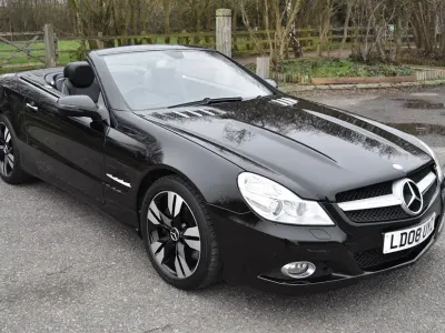 Used Mercedes SL500 382 HP (280 kW) 2008 Black Cabriolet