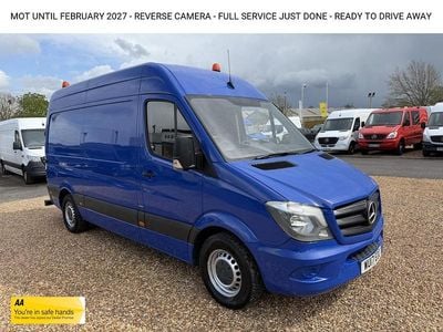 Used Mercedes Sprinter 140 HP (102 kW) 2017 Blue Van
