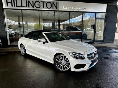 Begagnad Mercedes C250 AMG Line Premium Plus 2016 Vit Cab