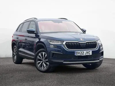 Usado Skoda Kodiaq SE Drive 110 CV (80 kW) 2022 Azul SUV