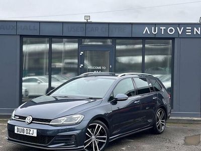 Used VW Golf VII GTD 184 HP (135 kW) 2018 Blue Estate
