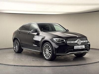 Used Mercedes GLC300e AMG line 2021 Obsidian black Coupe