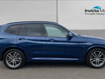 Used BMW X3 M Sport 184 HP (135 kW) 2018 Blue SUV