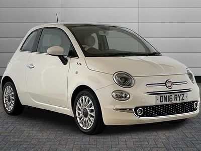 Used Fiat 500 Lounge 69 HP (50 kW) 2016 White Hatchback