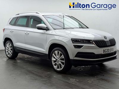 Used Skoda Karoq SE L 150 HP (110 kW) 2020 White SUV