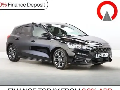 Used Ford Focus ST-Line 125 HP (91 kW) 2021 Black Hatchback