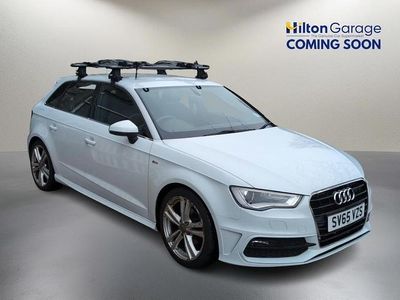 Used Audi A3 S-Line 2015 White Hatchback