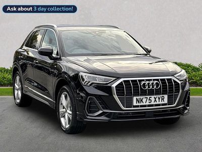 Black Used 2025 Audi Q3 S-Line SUV | £33,923 (A bit pricey)