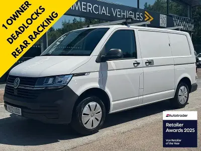 Used VW T6.1 Startline 90 HP (66 kW) 2022 White Van