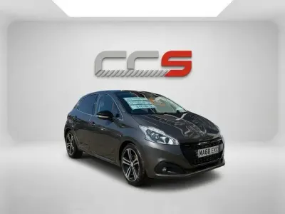 Used Peugeot 208 GT-line 110 HP (80 kW) 2018 Grey Hatchback