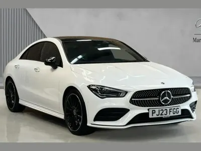 Used Mercedes CLA200 AMG Line Premium Plus 161 HP (118 kW) 2023 White Coupe