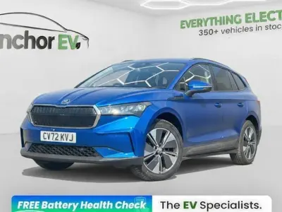 Used Skoda Enyaq iV ecoSuite 131 kW (179 HP) 2022 Blue SUV
