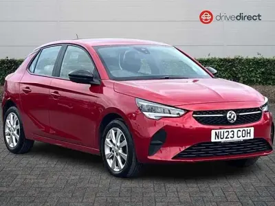 Used Vauxhall Corsa Design Edition 75 HP (55 kW) 2023 Red Hatchback