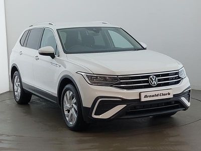 White Used 2023 VW Tiguan Allspace Life SUV | £26,998 (A bit pricey)