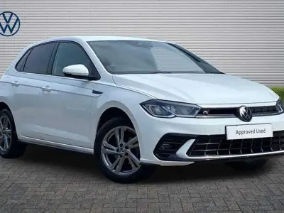Used VW Polo R-line 95 HP (69 kW) 2022 White Hatchback