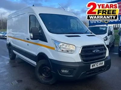 Used Ford Transit Trend 130 HP (95 kW) 2021 White Van