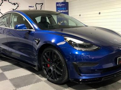 Used Tesla Model 3 Performance 461 kW (627 HP) 2019 Blue Sedan