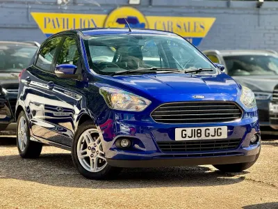 Used Ford Ka Plus Zetec 85 HP (62 kW) 2018 Blue Hatchback