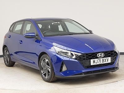 Blue Used 2021 Hyundai i20 Hatchback | £9,998 (Fair price)