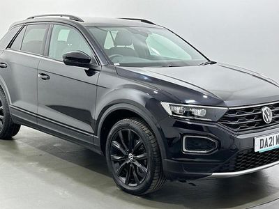 Usado VW T-Roc Black Edition 150 HP (110 kW) 2021 Preto SUV