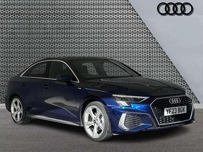 Used Audi A3 S-Line 147 HP (108 kW) 2023 Blue Sedan