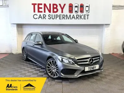 Used Mercedes C350e AMG line 2018 Grey Estate