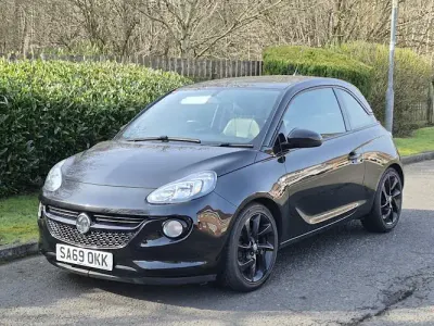 Used Vauxhall Adam 69 HP (50 kW) 2019 Black Hatchback