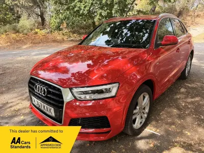 Used Audi Q3 S-Line 150 HP (110 kW) 2017 Red SUV