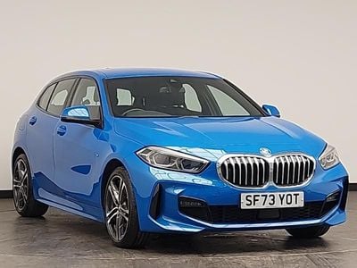 Used BMW 118 M Sport 136 HP (100 kW) 2023 Blue Hatchback