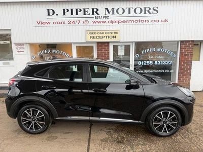 Used Ford Puma Titanium 125 HP (91 kW) 2021 Black SUV