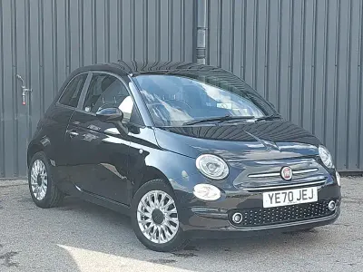 Używany Fiat 500 Lounge 70 KM (51 kW) 2020 Czarny Hatchback