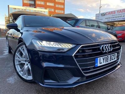 Used Audi A7 Sportback S-Line 2018 Blue Hatchback