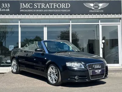 Begagnad Audi A4 Cabriolet S-Line 2008 Svart Cab