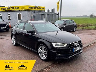 Used Audi A3 S-Line 150 HP (110 kW) 2014 Black Hatchback