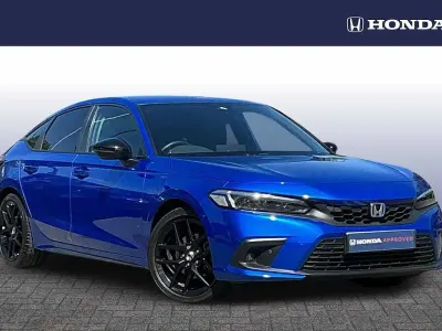 Used Honda Civic Sport 184 HP (135 kW) 2023 Crystal blue Hatchback