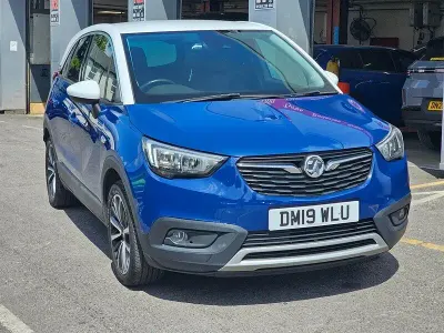 Used Vauxhall Crossland X Elite 83 HP (61 kW) 2019 Blue SUV