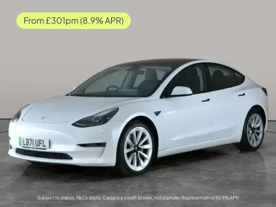 Used Tesla Model 3 Long Range AWD 366 kW (498 HP) 2021 White Sedan