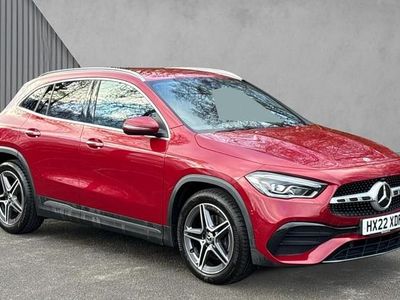 Used Mercedes GLA200 AMG Line Premium 163 HP (119 kW) 2022 Manufaktur patagonia red metallic SUV