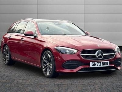 Red Used 2023 Mercedes C200 Exclusive Luxury Estate | £31,800 (Expensive)