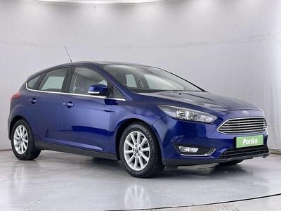 Blue Used 2017 Ford Focus Titanium Hatchback | £7,770 (Good price)