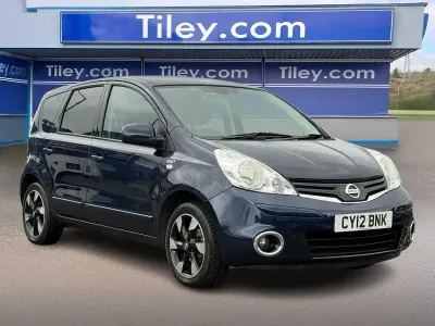 Used Nissan Note N-TEC 110 HP (80 kW) 2012 Blue Hatchback
